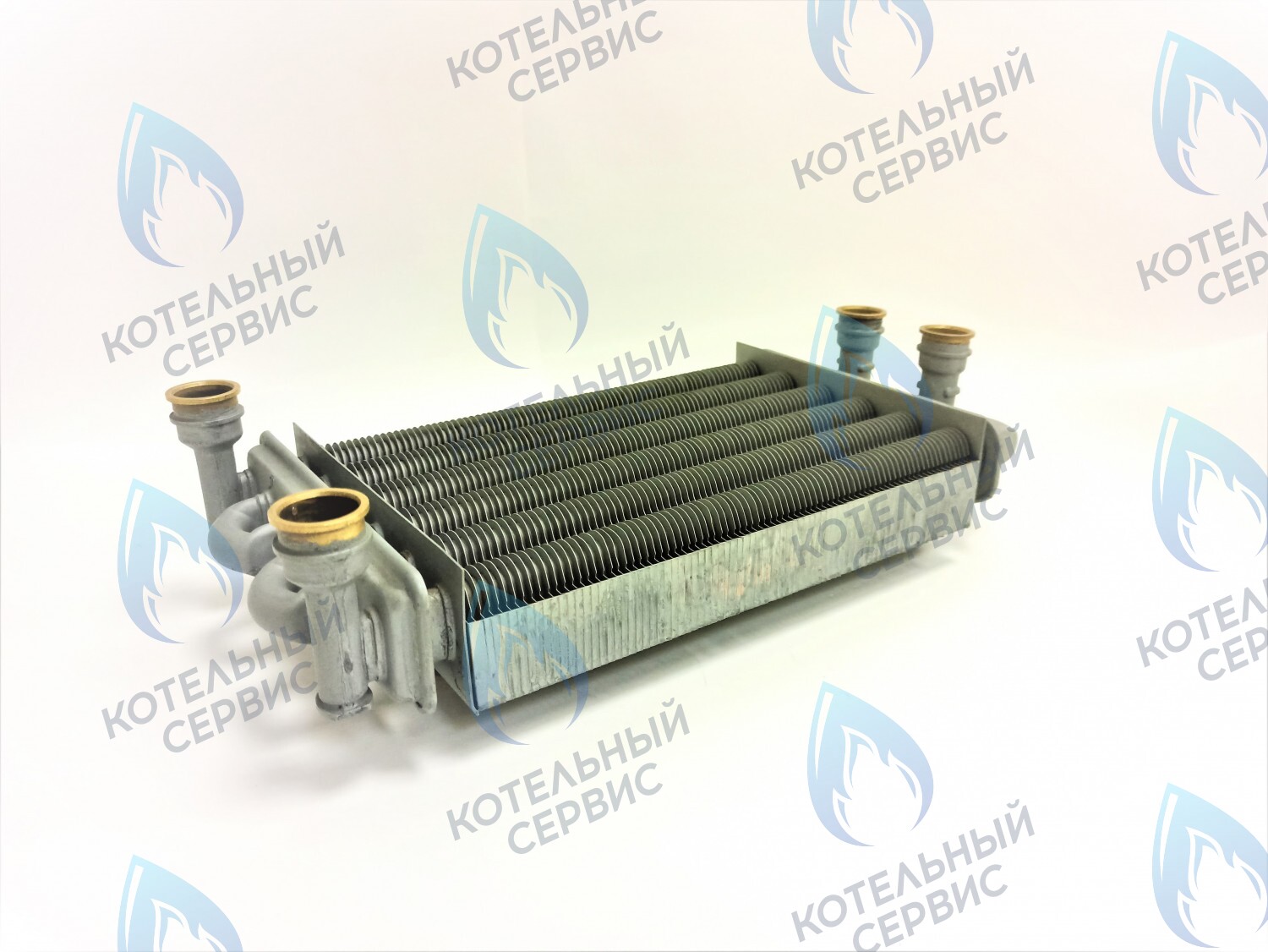02-5003 Теплообменник битермический 24 кВт Polykraft Alpine Light (270мм) 515000031 в Орске