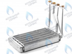 Теплообменник битермический Buderus Gaz 4000 W ZWA24-2K(A), Buderus Logamax U052/54 K U042/44  U022/24 K 24кВт (87154065460)