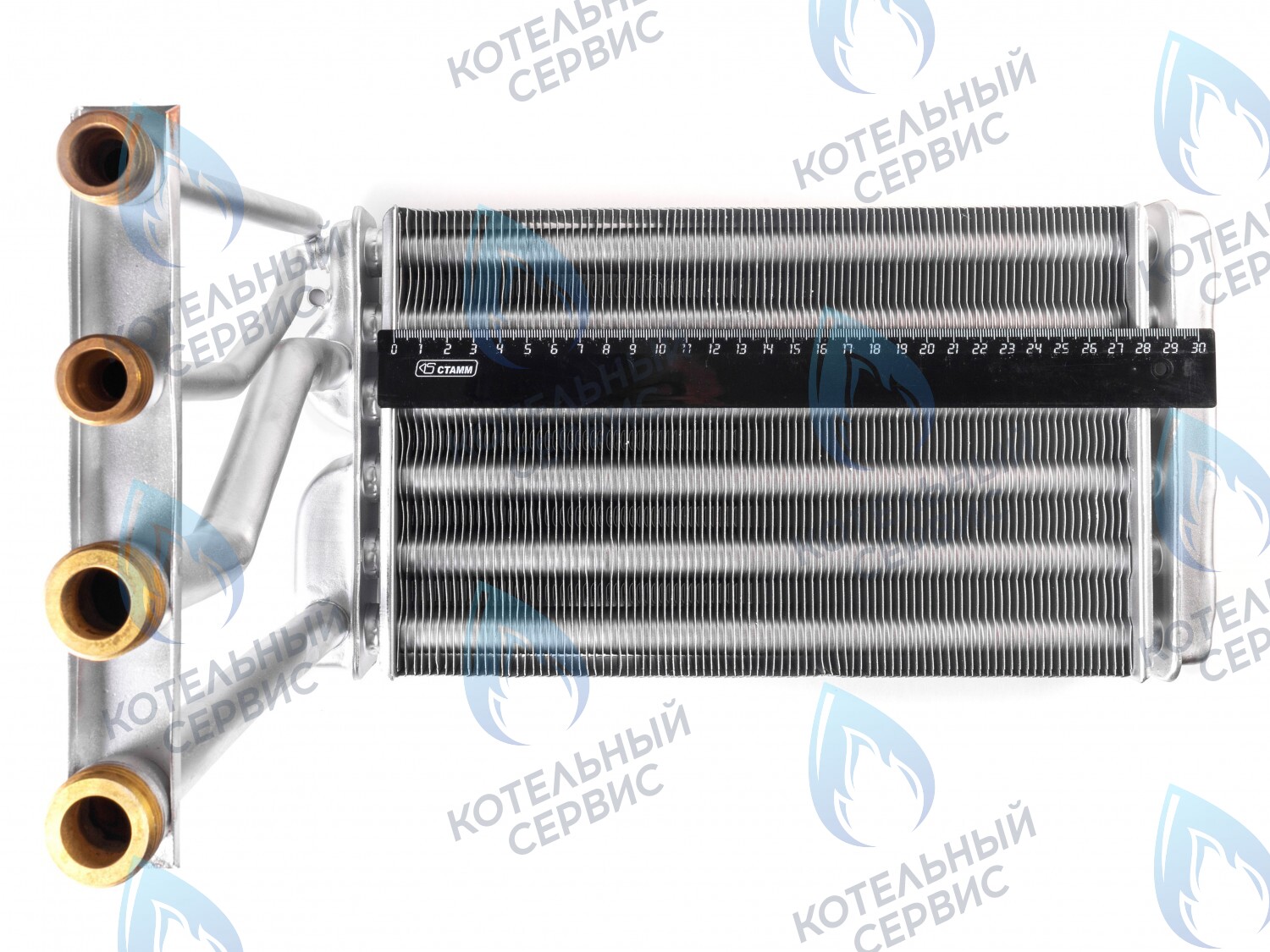 EB031-280-08 Теплообменник битермический Buderus Gaz 4000 W ZWA24-2K(A), Buderus Logamax U052/54 K U042/44  U022/24 K 24кВт (87154065460) в Орске