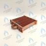EM021-180-02 Теплообменник отопления без фитингов (180 мм) 85 FIN (130-200 HSG/ICH/MSC)(3318108610, 3318108640) DAEWOO в Орске