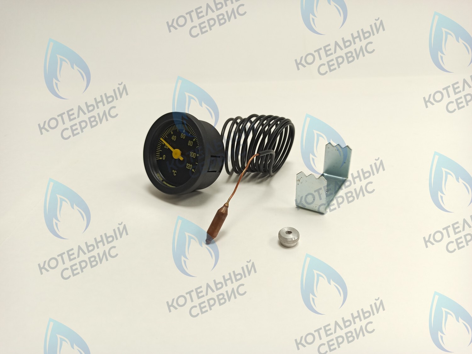 39822510 Термостат (термометр) d52mm KIT TERM. 0-120C (36400360) FERROLI  GFN/SF в Орске