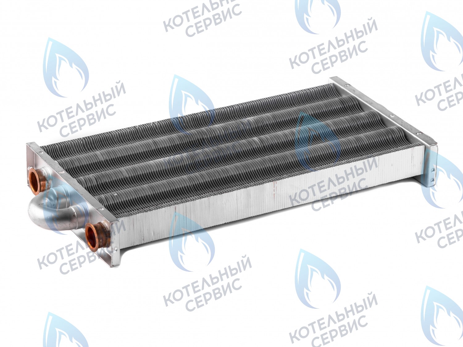 EM021-348 Теплообменник отопления без фитингов (348 мм) 147 FIN (350MSC) (3318109500, 3318113000, 3318113020) DAEWOO в Орске