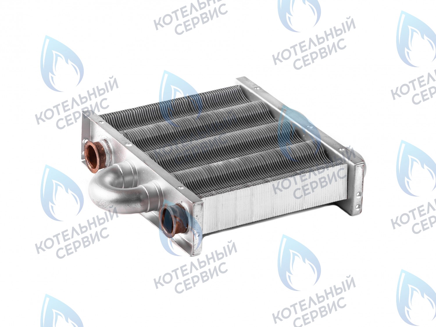 EM021-142 Теплообменник отопления без фитингов (142 мм) 67 FIN (100 HSG/ICH/MSC) DAEWOO (3318111100, 3318111120) в Орске