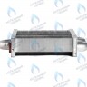 EM021-142 Теплообменник отопления без фитингов (142 мм) 67 FIN (100 HSG/ICH/MSC) DAEWOO (3318111100, 3318111120) в Орске
