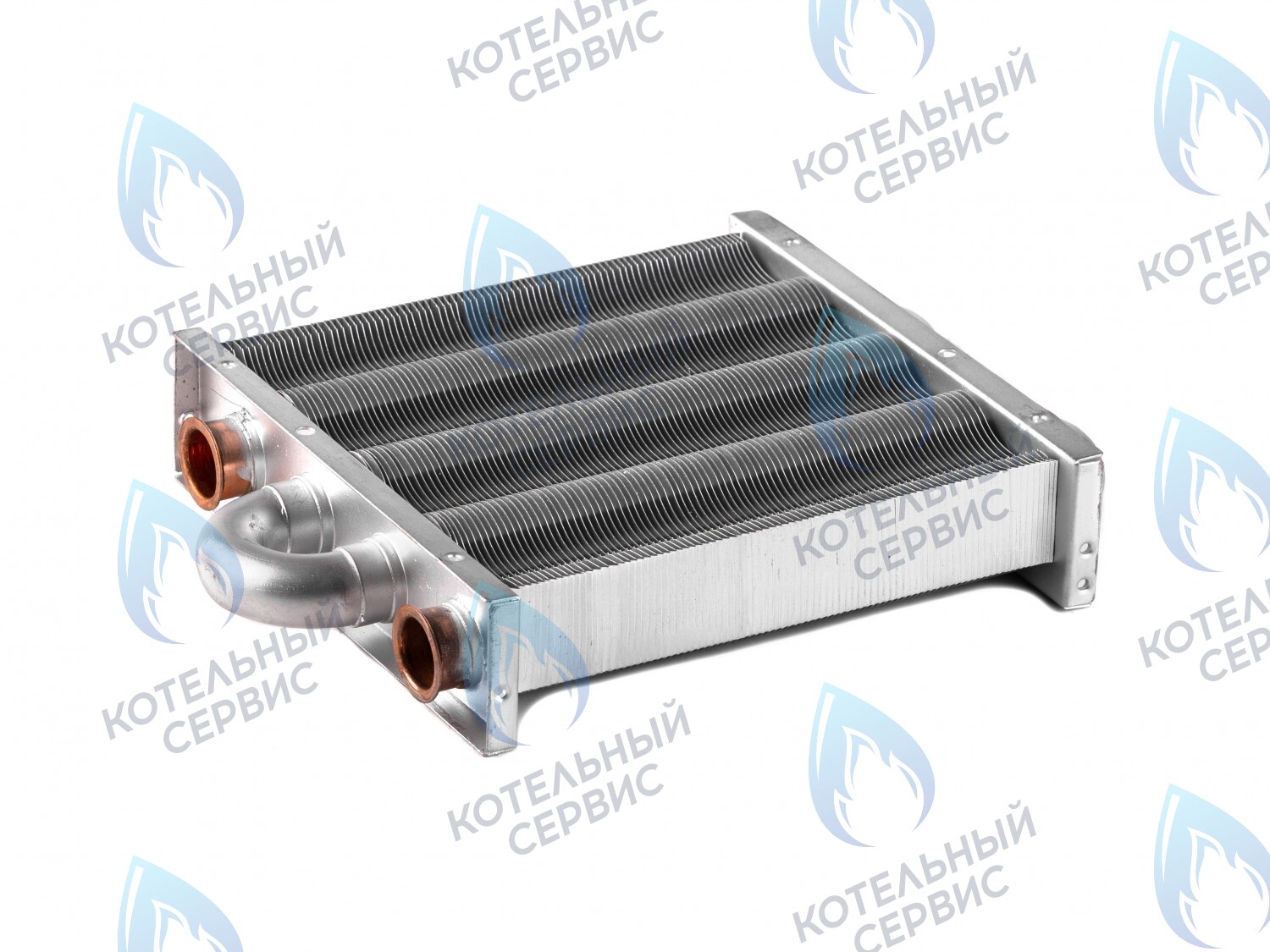 EM021-180 Теплообменник отопления без фитингов (180 мм) 85 FIN (130-200 HSG/ICH/MSC) (3318108610, 3318108640) DAEWOO в Орске