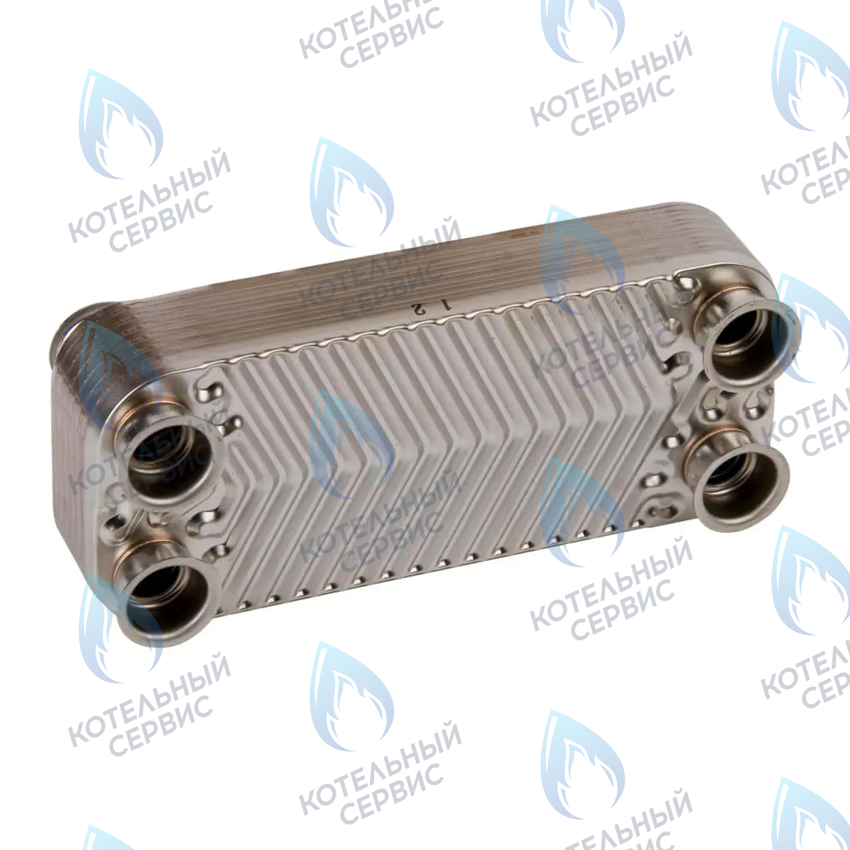 3318106220 Теплообменник ГВС 100-200 (12 FIN) DAEWOO ICH (5 фланцев) в Орске