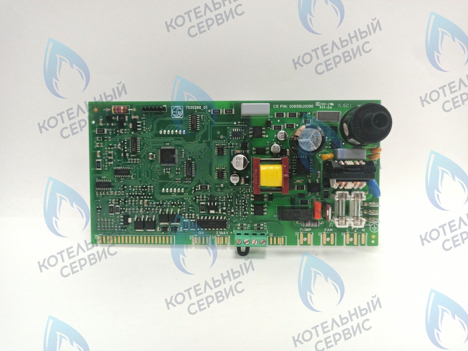 87186496780 Электронная плата управления (основная) BUDERUS U072 (кнопки справа + и -) (до 01.06.2017) FD≤754 (старый 87186477370, 87186440920) в Орске