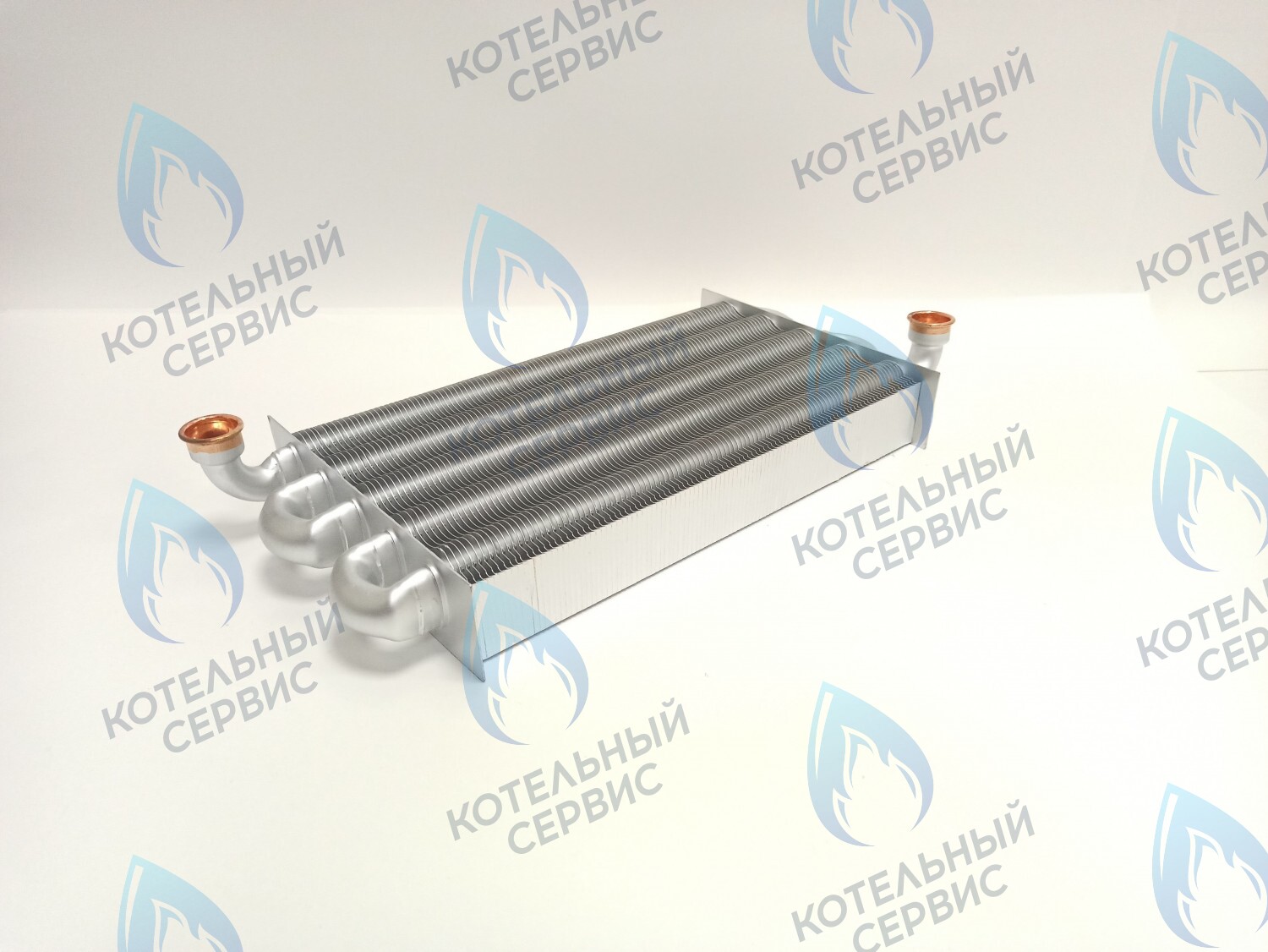 EM042-320 Теплообменник первичный (основной) (крепление - клипсы) FERROLI FORTUNA PRO F30, C32/F32 (902608840) в Орске