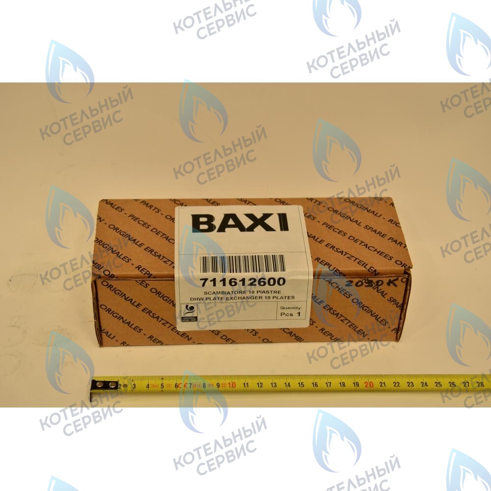 711612600 Теплообменник ГВС 10 пластин  (другой тип) BAXI ECO (3, FOUR) в Орске