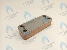 Теплообменник ГВС вторичный 16 пластин ARISTON (65104333)