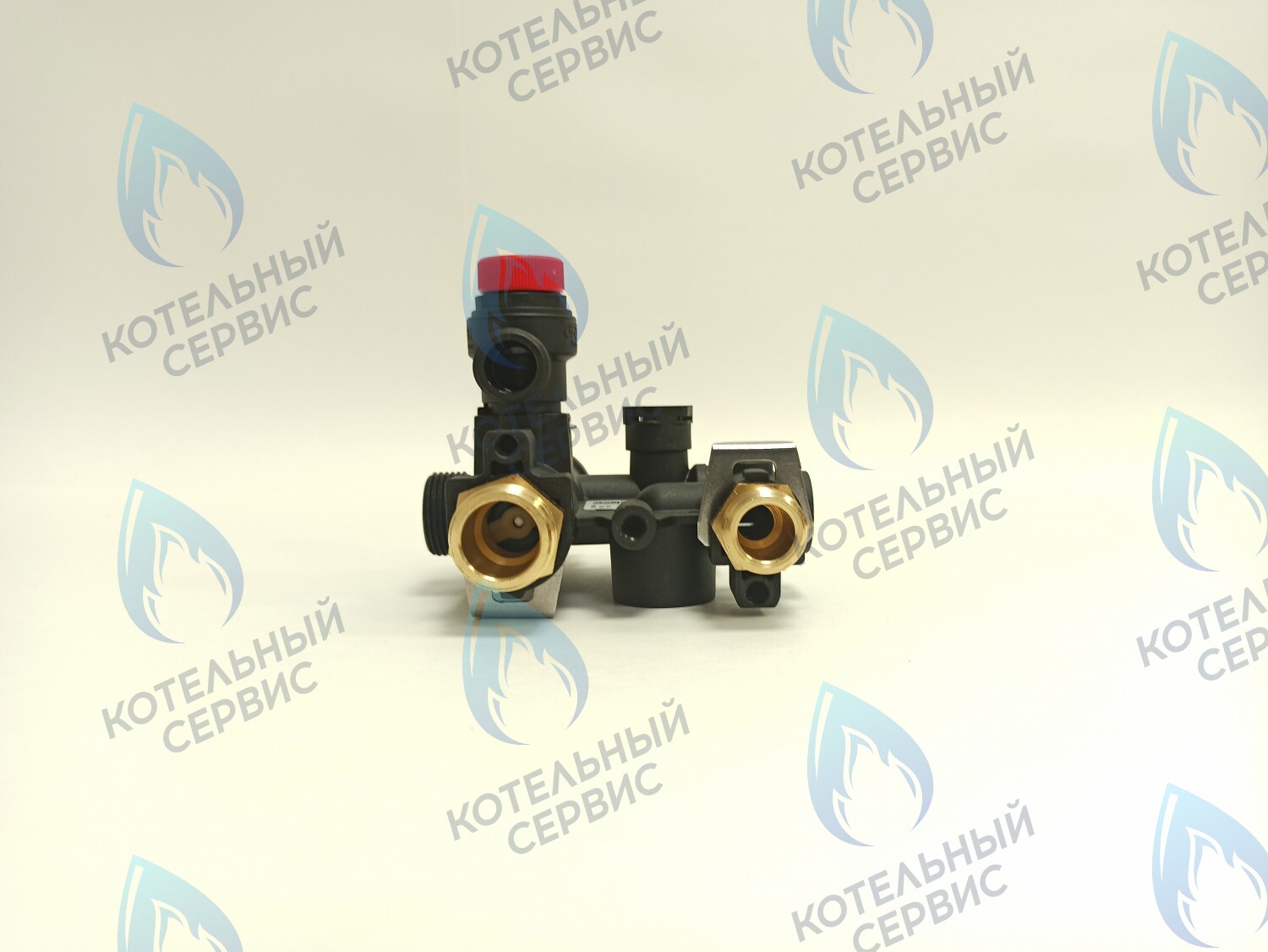 NUM00007 Гидроблок (левый) с картриджем трехходового крана (пластиковый) LIGHT 12кВт-24кВт, VARME 12кВт-18кВт (HH005B) FEDERICA BUGATTI в Орске