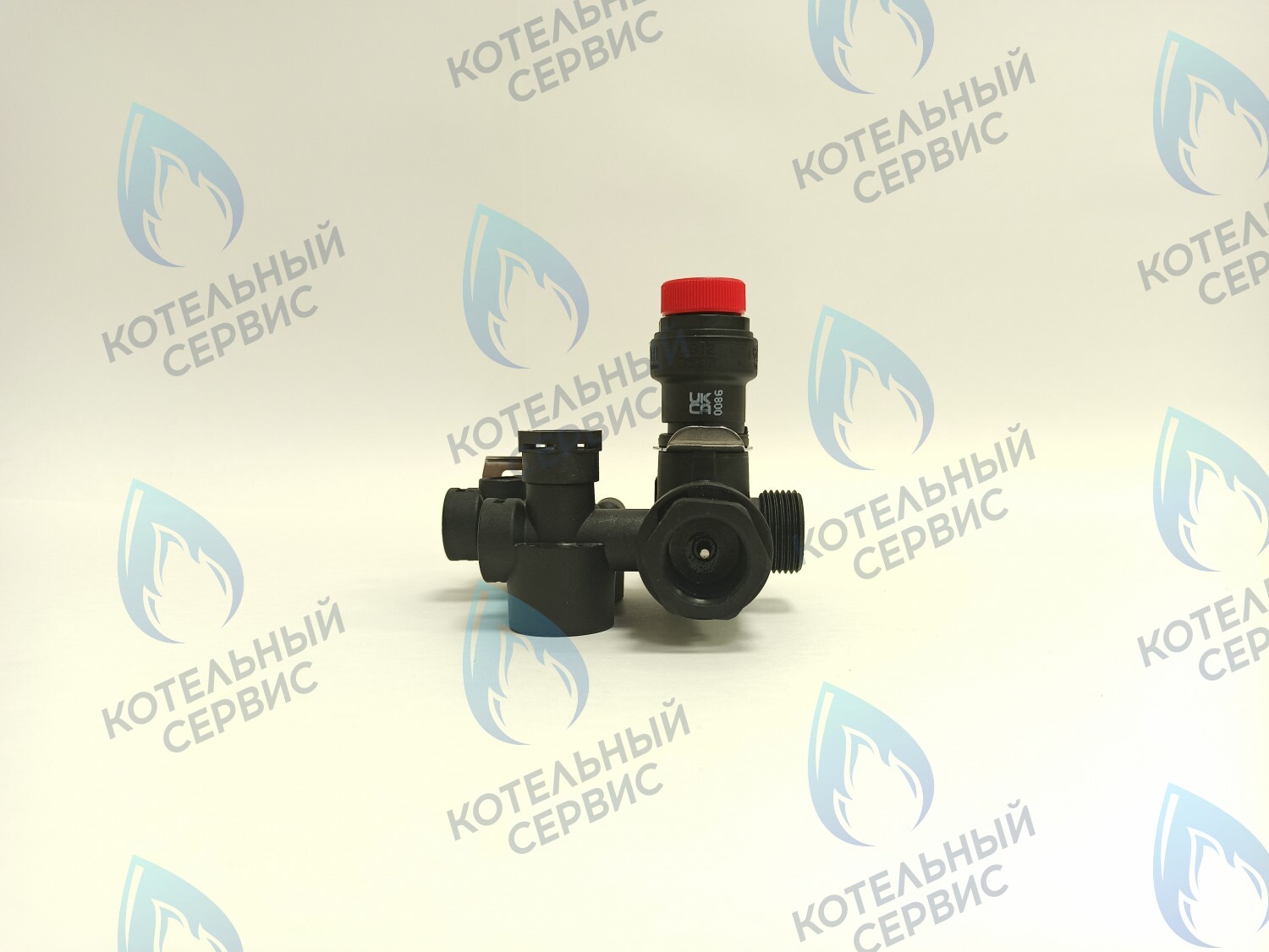 NUM00007 Гидроблок (левый) с картриджем трехходового крана (пластиковый) LIGHT 12кВт-24кВт, VARME 12кВт-18кВт (HH005B) FEDERICA BUGATTI в Орске