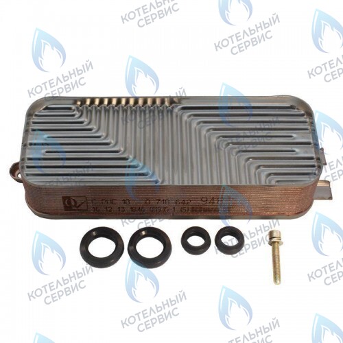 87167719870 Теплообменник JUNKERS BOSCH (8716771039, 8716771040) в Орске
