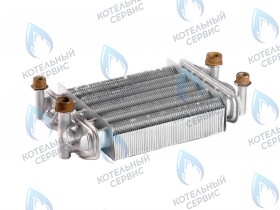 Теплообменник битермический BM 200мм 18кВт/20кВт OASIS