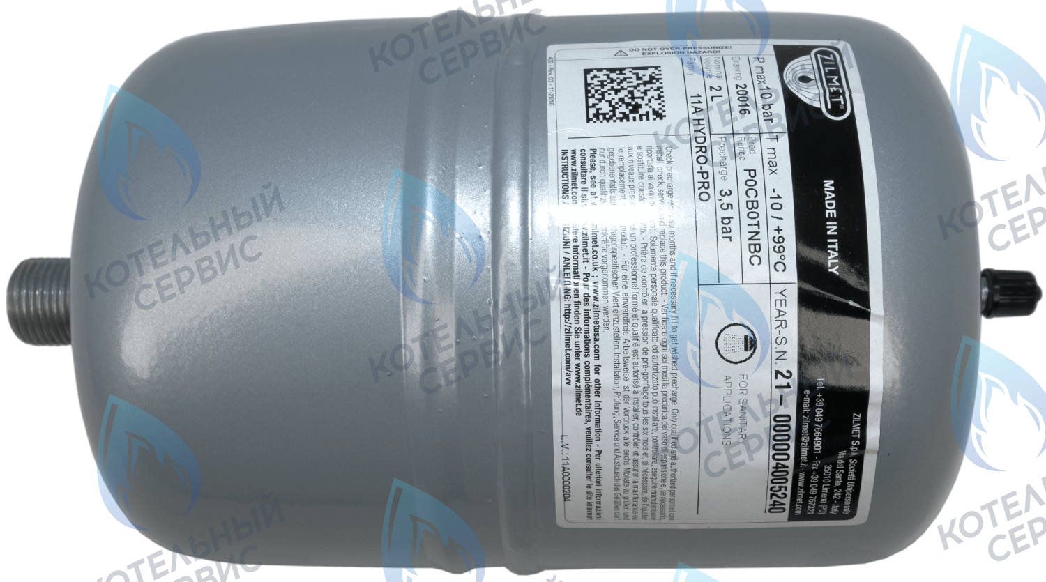 504000281 Бак расширительный 2л Time Max ITALTHERM в Орске