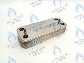 Теплообменник вторичный (14 пластин) 28кВт FB FEDERICA BUGATTI