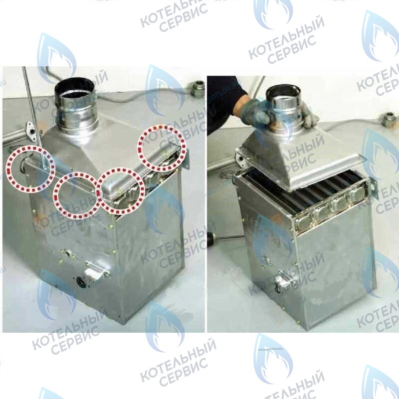 30020348A Коллектор дымовых газов NAVIEN DELUXE S/C/ONE 30-40KW в Орске