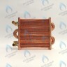 EM021-180-02-Фитинг-Комп Теплообменник отопления с фитингами (180 мм) 85 FIN (130-200 HSG/ICH/MSC)(3318108610, 3318108640) DAEWOO в Орске