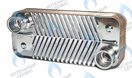 30005013A Теплообменник ГВС (вторичный) 20 пластин Navien Deluxe 40K, Ace 40K (PAS35KHE_004) в Орске