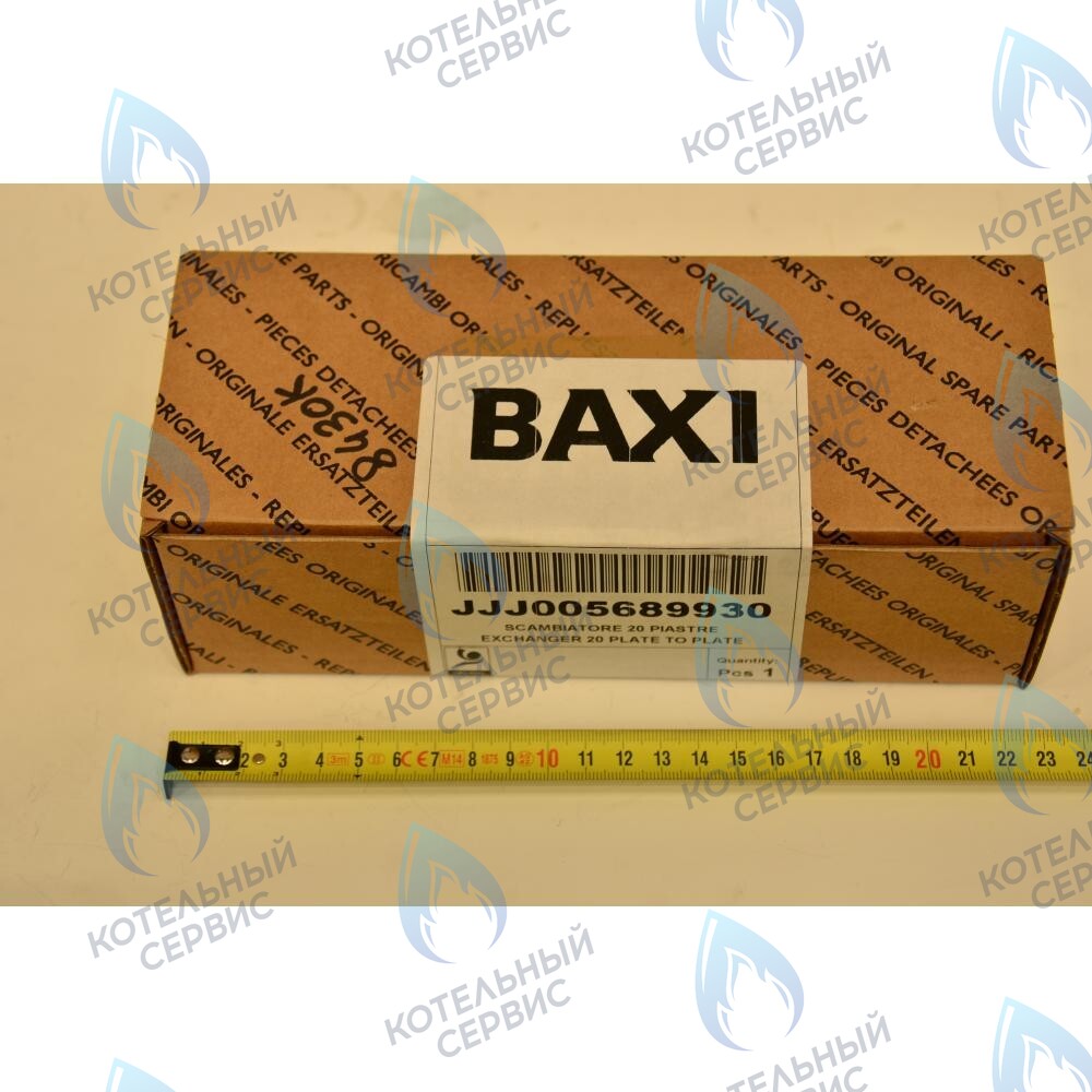5689930 Теплообменник ГВС пластинчатый вторичный на 20 пластин BAXI в Орске