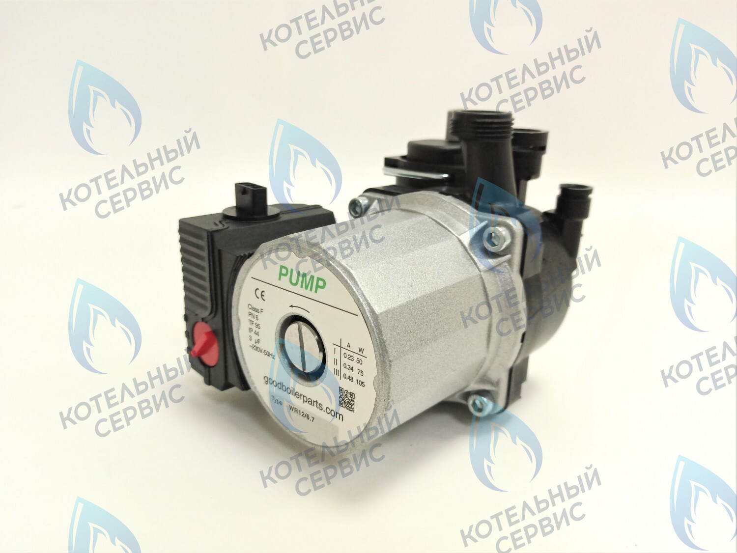 PMB60AW67-GW105R-Комп Насос циркуляционный 12/6.7 105w BOSCH WBN2000/WBN6000, BUDERUS U072 (87186450600) в Орске