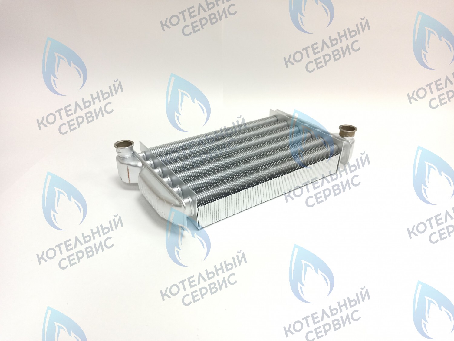 EM001-270 Теплообменник первичный (270 мм) (с клипсой датчика перегрева) Baxi Fourtech, Eco Four, Eco 3 Compact 1.14-1.24  (5677660) в Орске