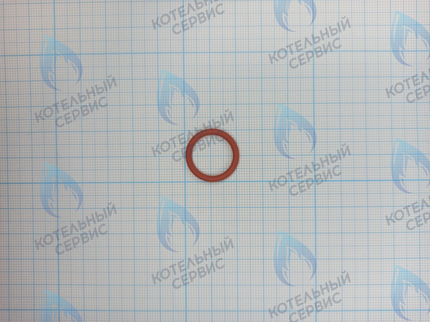 440000895 Кольцо уплотнительное O-RING (P-16) SILICON красное (фильтр воды, соединение входа воды, соединение обратки отопления) RINNAI в Орске