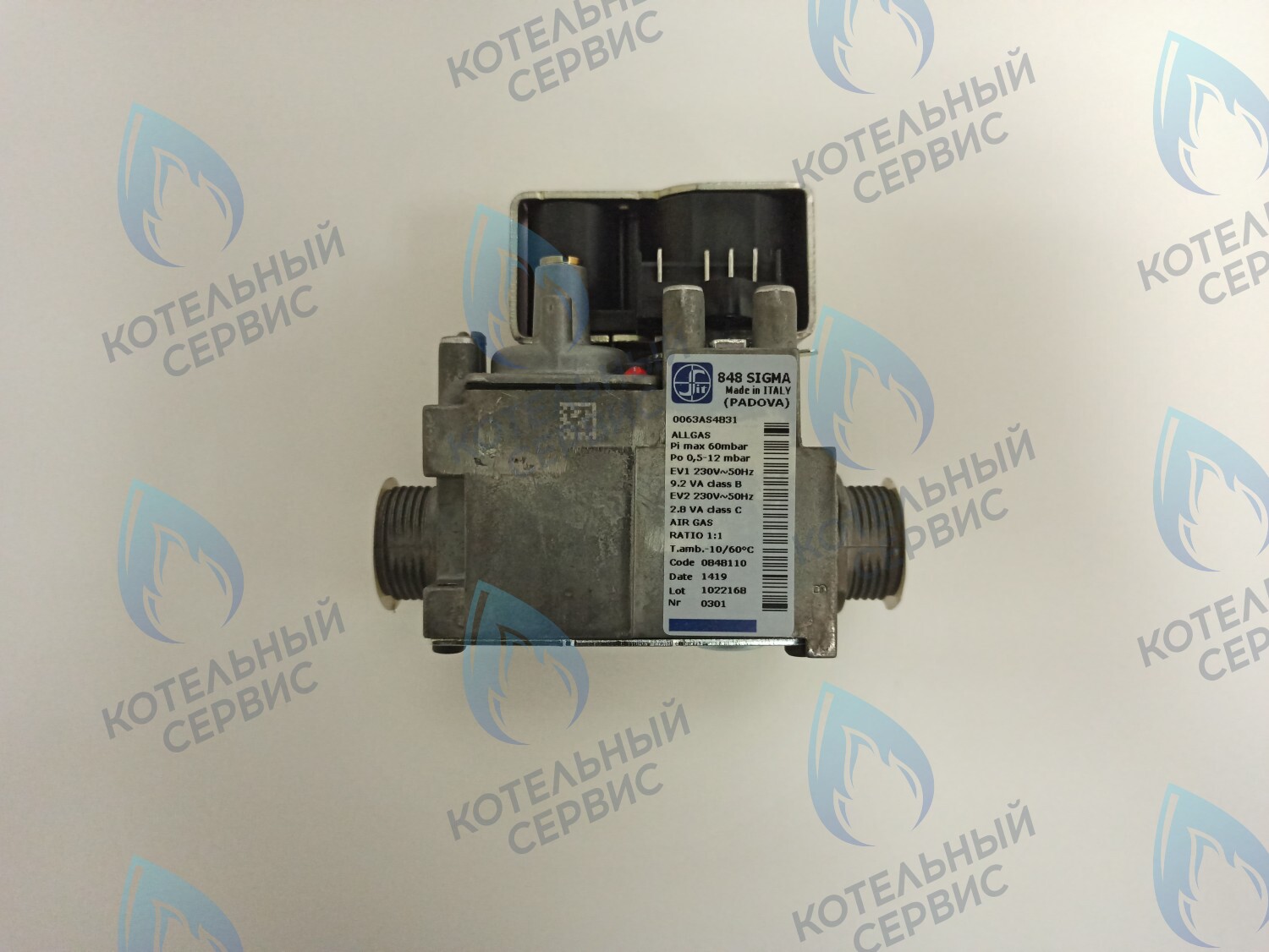 BI1293 104 Клапан газовый SIT 848 0848110 (0.848.110) BIASI M110B.24SM/C M110B.32SM/C M110B.24SR/C  (BI1293 104) в Орске