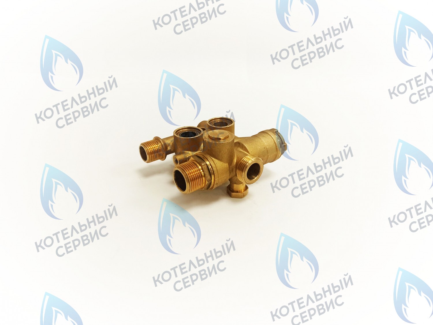 03-4019-02 Трехходовой клапан (старый, шток 53,5мм) GAZECO18-С2/Т2/ 24-С2 /Т2  Исполнение 2 (123) (после 07.14 г. до 05.16 г) (Блок гидравлический подсоединений) в Орске