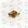 03-4019-02 Трехходовой клапан (старый, шток 53,5мм) GAZECO18-С2/Т2/ 24-С2 /Т2  Исполнение 2 (123) (после 07.14 г. до 05.16 г) (Блок гидравлический подсоединений) в Орске