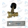 711666100 Патрубок входа ГВС BAXI (Гидрогруппа с краном подпитки) в Орске