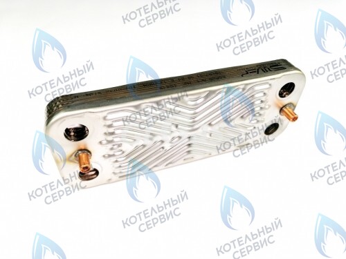 H3101081334010 Теплообменник ГВС (вторичный) 8 пластин 7021820018 ECO  FEDERICA BUGATTI в Орске