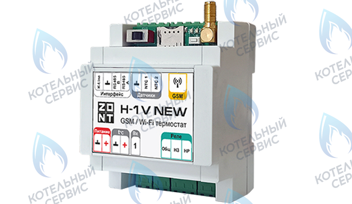 ML00005890 Термостат (контроллер) ZONT H-1V NEW (GSM/Wi-Fi, DIN) в Орске