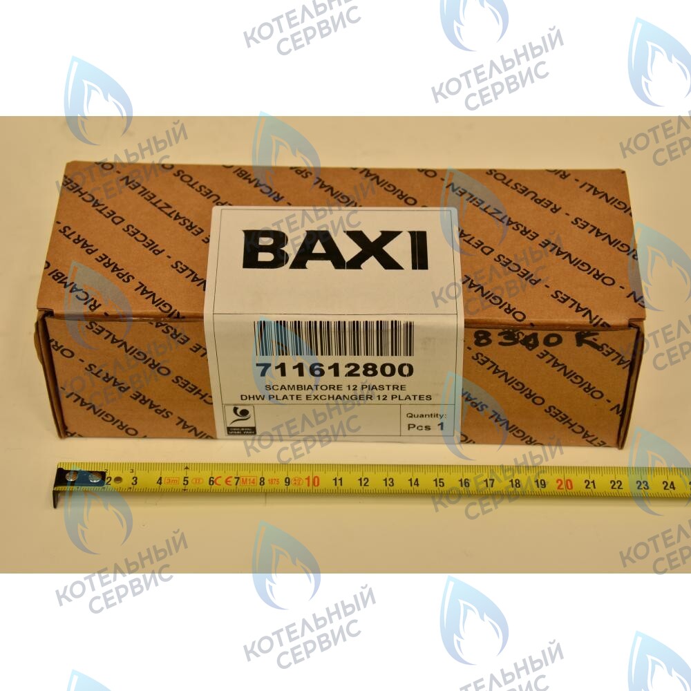 711612800 Теплообменник ГВС пластинчатый вторичный на 12 пластин BAXI в Орске