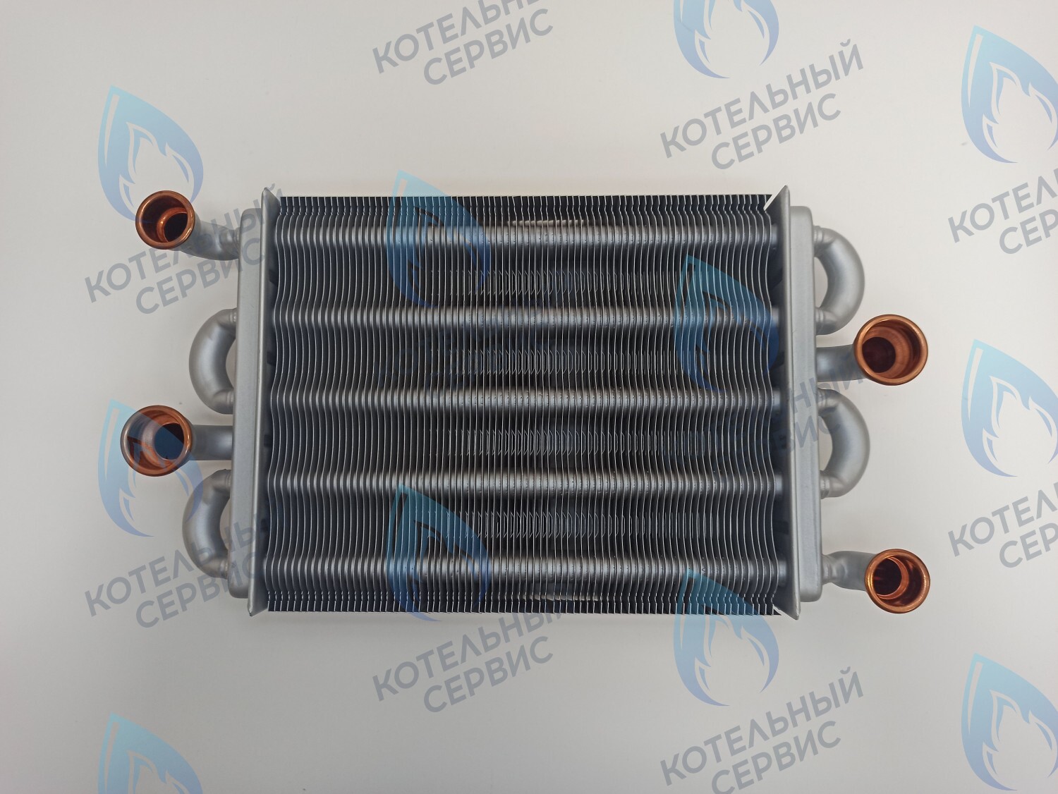 EB041-225-V Теплообменник битермический Valmex 225мм Ferroli Domina F 11-20 N, DOMIproject F 24 D (39837660, 39837665, 37405340) в Орске