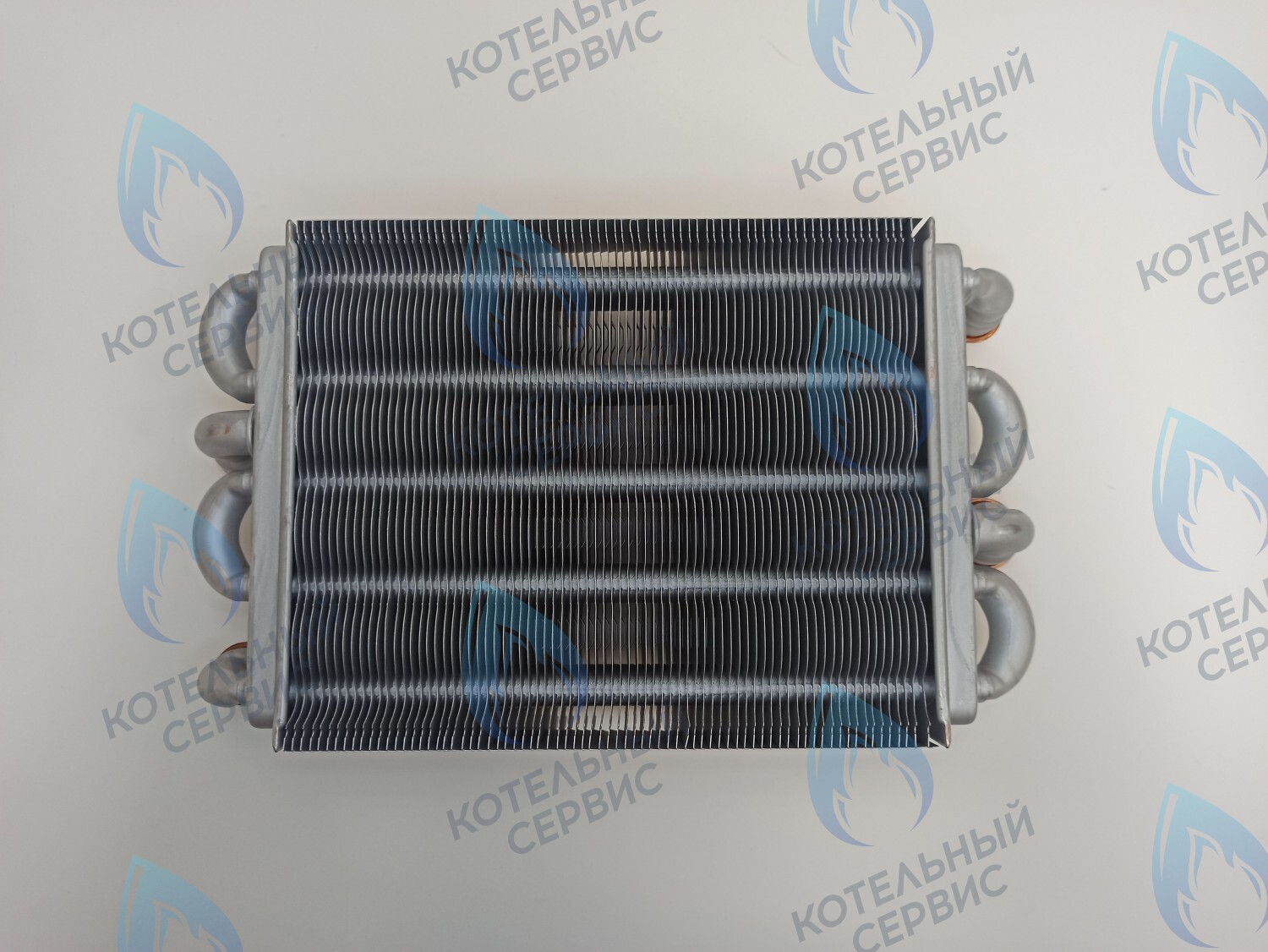 EB041-225-V Теплообменник битермический Valmex 225мм Ferroli Domina F 11-20 N, DOMIproject F 24 D (39837660, 39837665, 37405340) в Орске