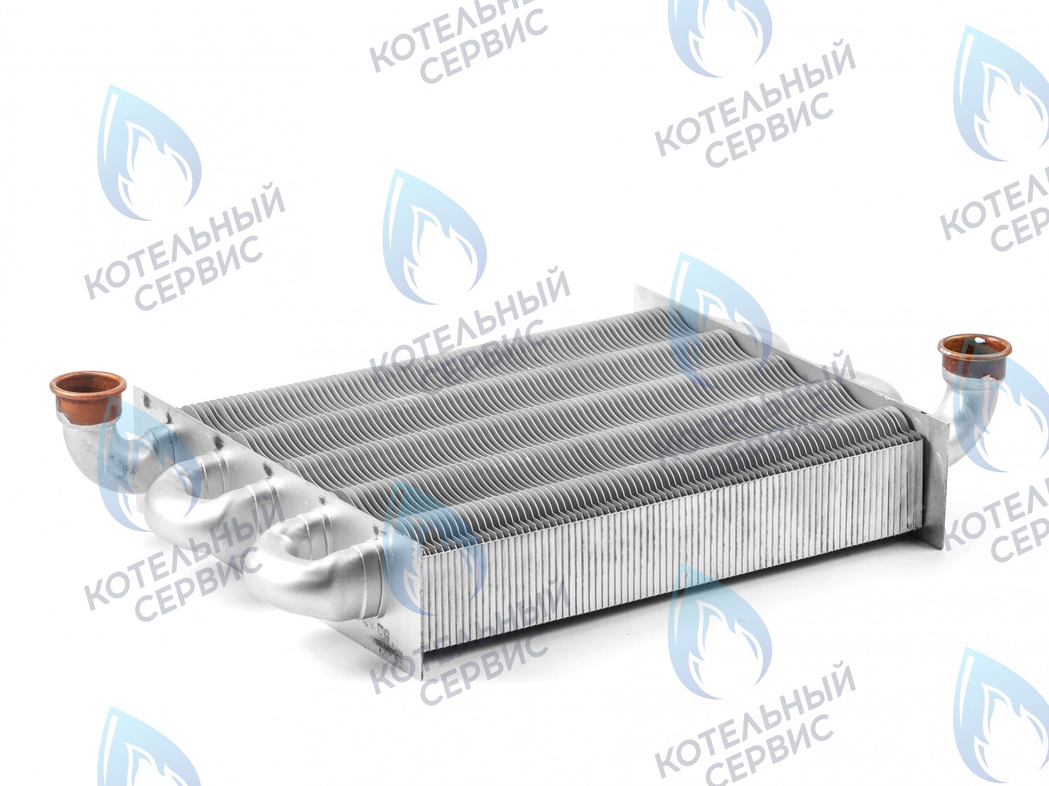 398002570 Теплообменник первичный (основной) (крепление - клипсы) Ferroli Fortuna Pro F13-F24 (398002570,398615500) в Орске