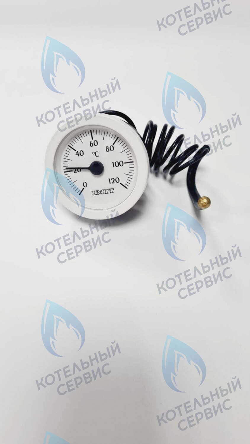 ST002-IMIT Термометр капиллярный (круглый белое кольцо) Ø51,5мм L=1050мм, 0-120С в Орске