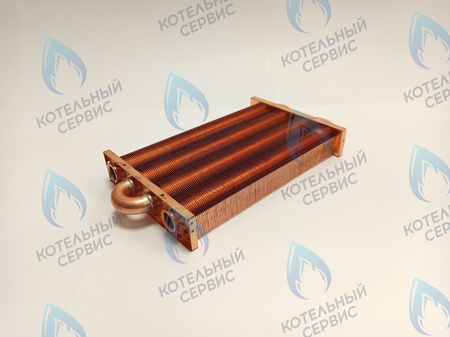 EM021-280-02 Теплообменник первичный основной (без фитингов) 280мм 122 FIN (250-300MSC) DAEWOO (3318112200) в Орске