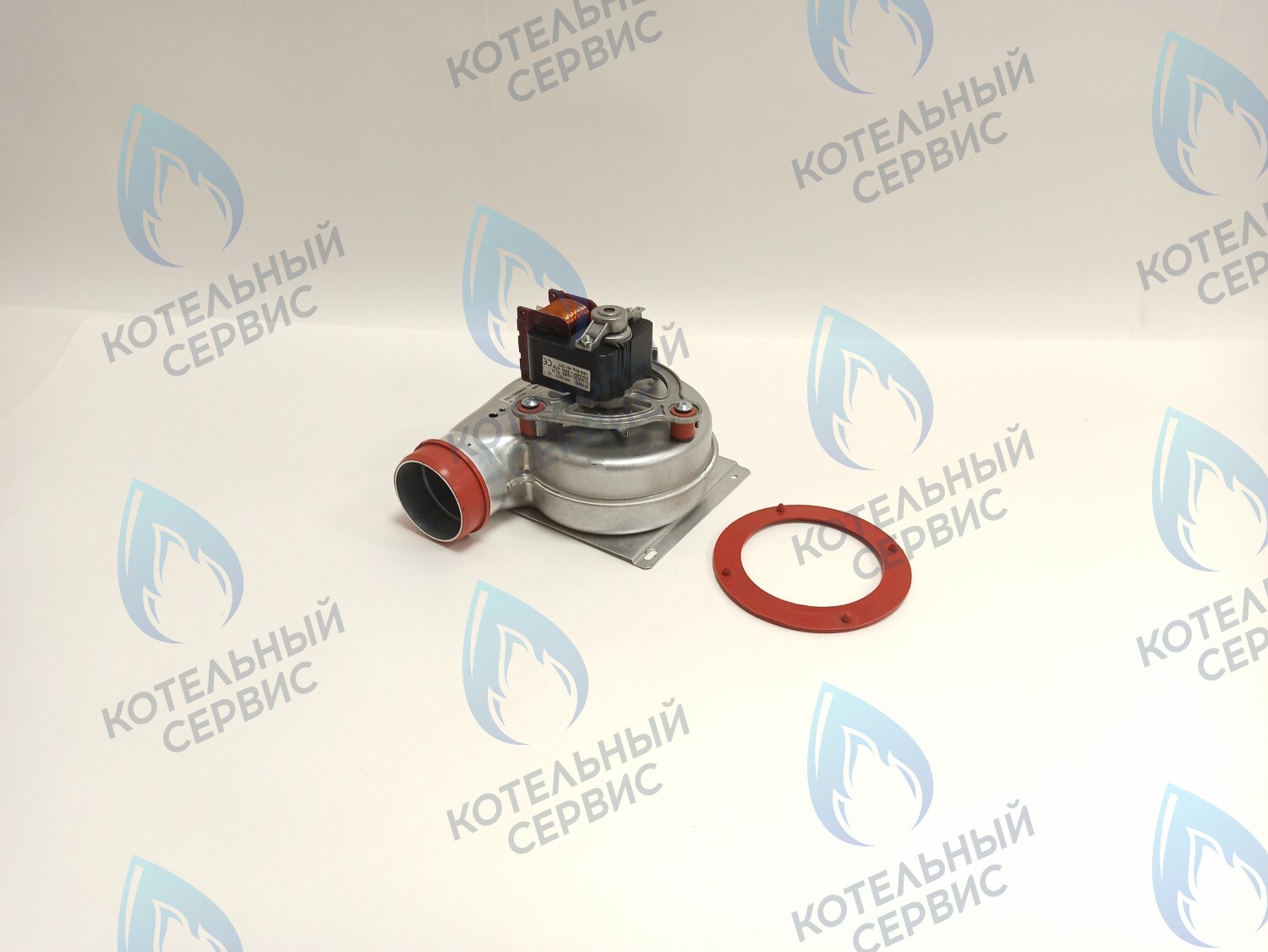 07-5001 Вентилятор для котлов 24 кВт Polykraft Alpine Light с красными патрубками отбора (47W) в Орске