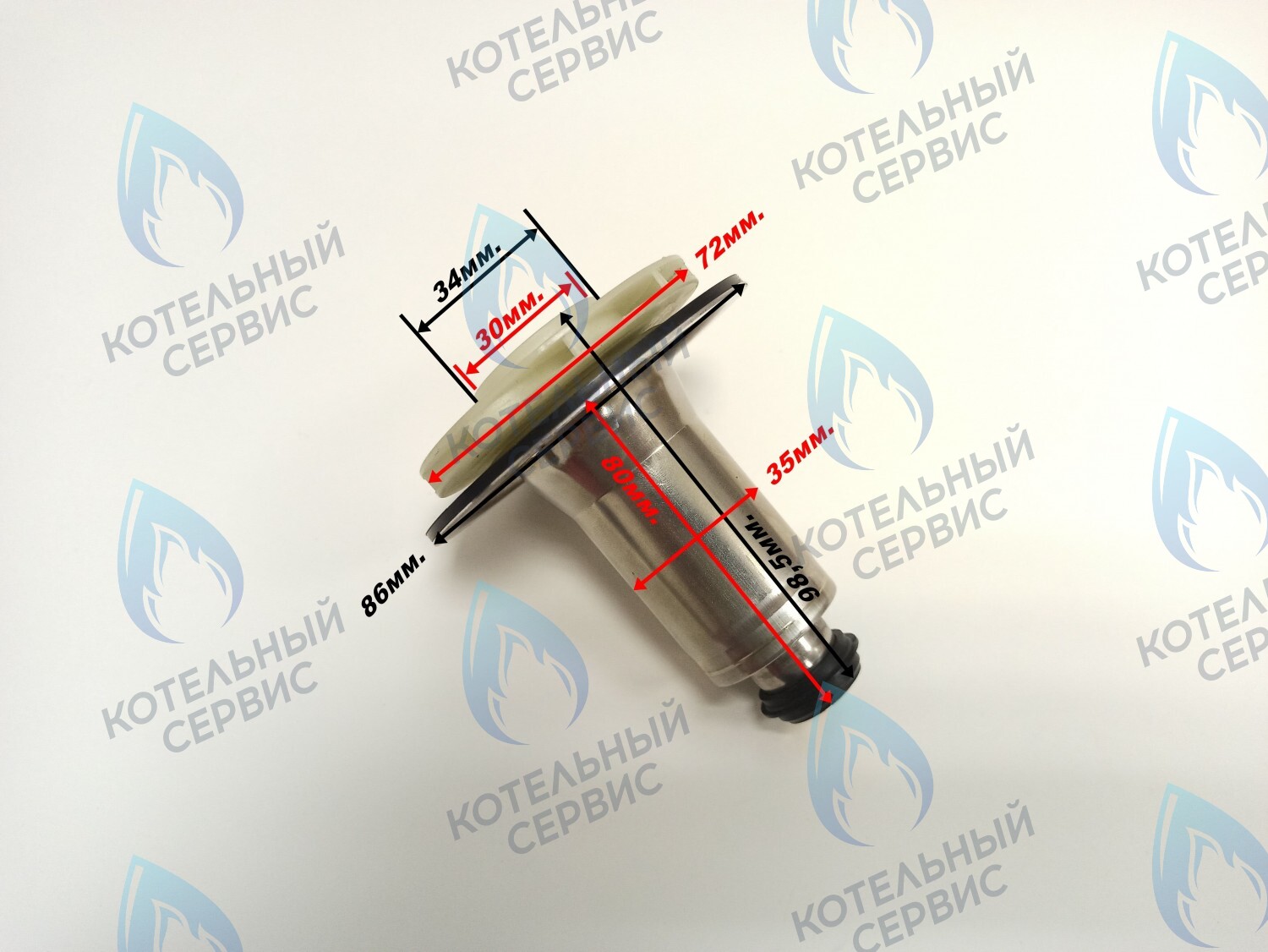 PPR-W30CW-35 ОРИГИНАЛ Втулка ротор насоса (по часовой стрелке) WILO 12/4.1, 12/5, 15/5 (втулка 35мм, колесо 72/30мм) в Орске