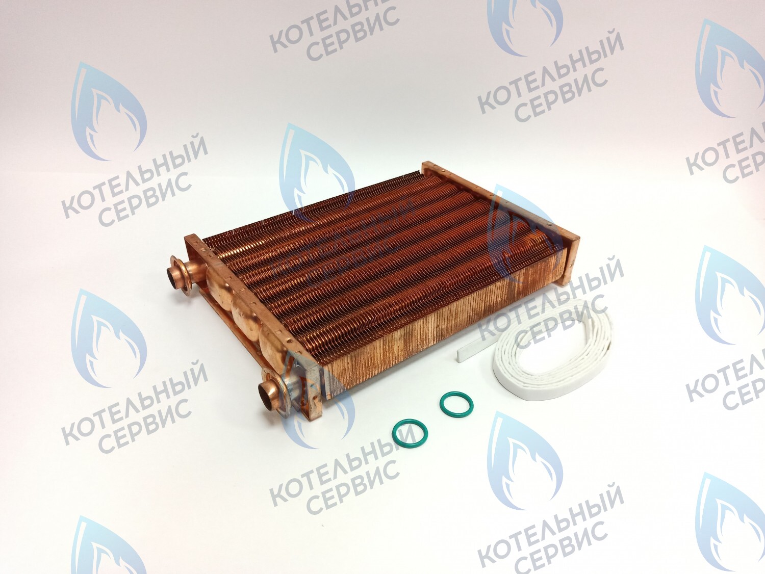EM051-250-02 Теплообменник основной (первичный) (МЕДНЫЙ) Navien (с белыми прокладками в комплекте) Deluxe 35-40K, Deluxe Plus 35-40K, Ace 35-40K, Prime 35-40K, Smart Tok 35K (30012862A, 30012862B, 30012862C, 30010300A, 30012723B) в Орске