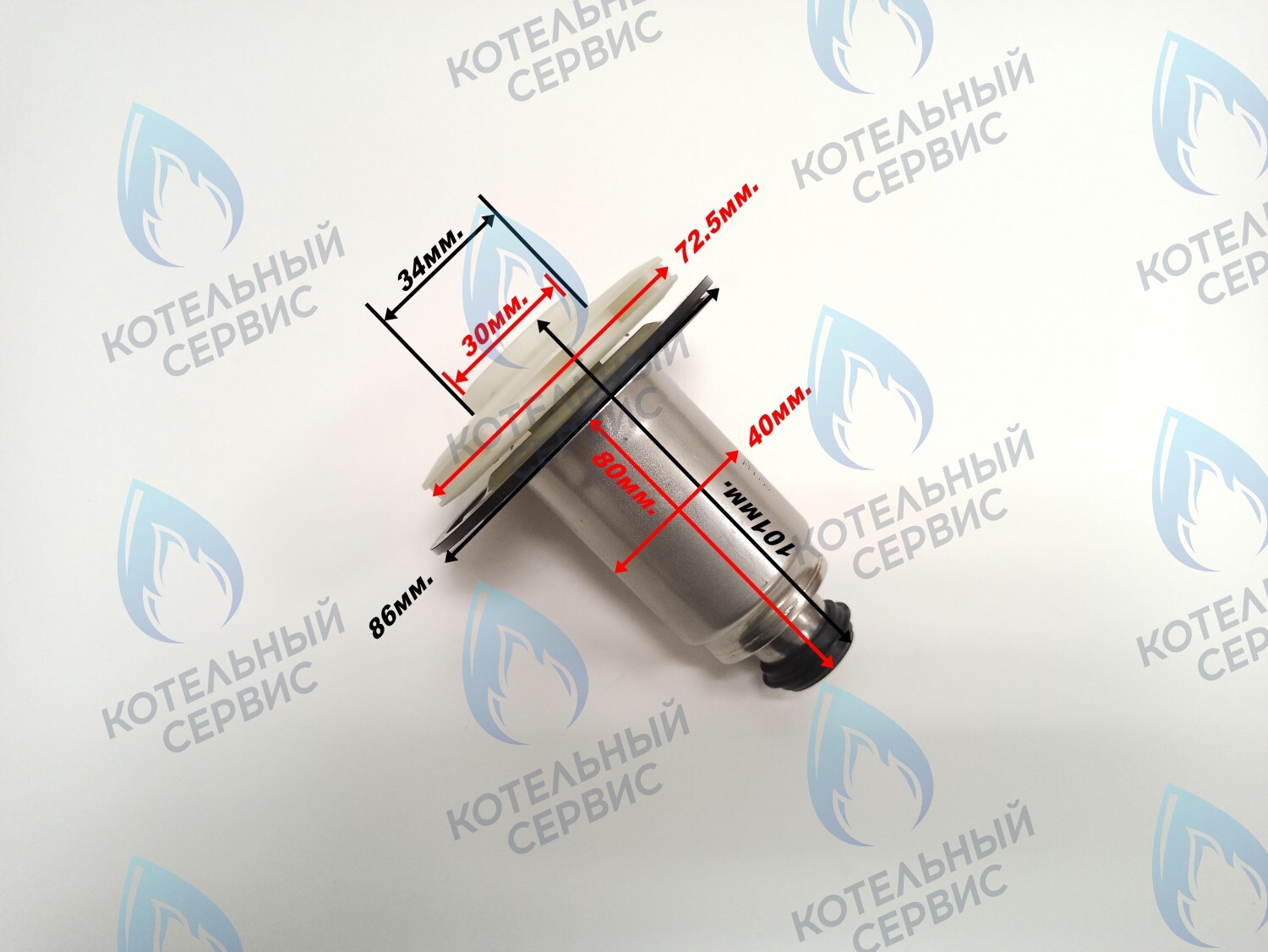 PPR-W30CW-40 ОРИГИНАЛ Втулка ротор насоса (по часовой стрелке) WILO 15/6 (втулка 40мм, колесо 72/30мм) в Орске