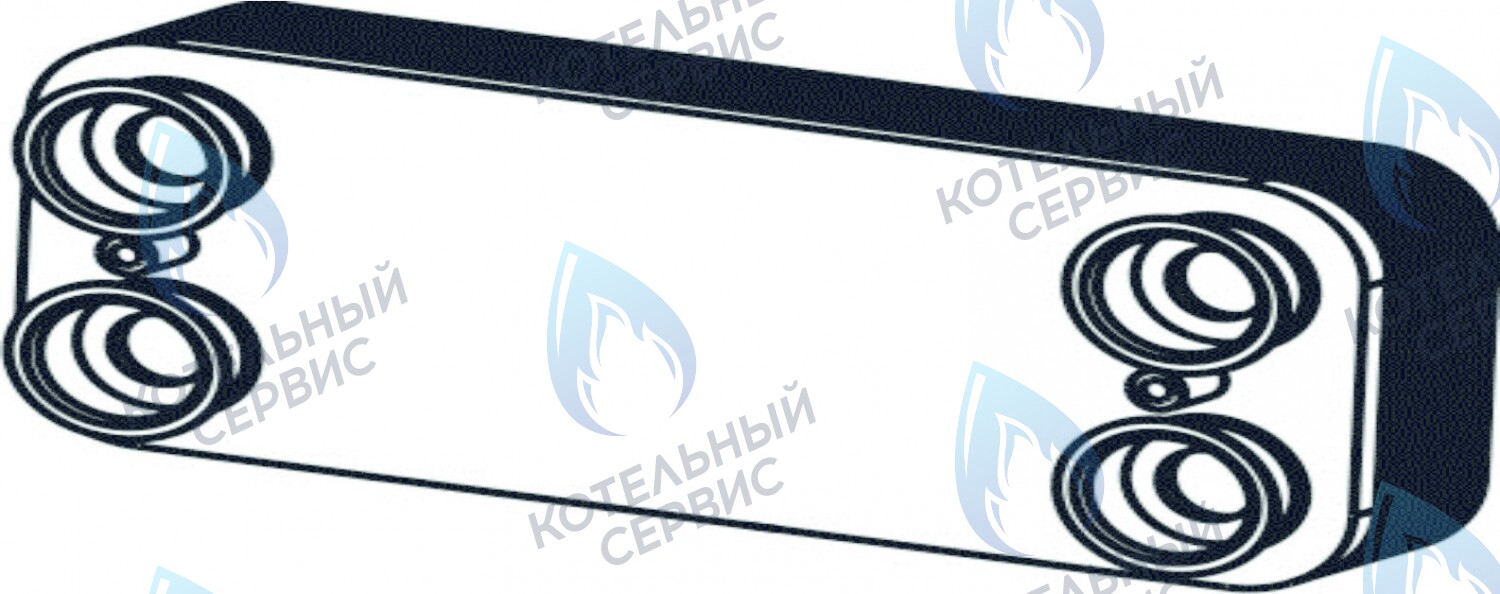 2060185AH Вторичный теплообменник 29,1 кВт  CELTIC-DS PLATINUM 3.25(2060185AH) в Орске