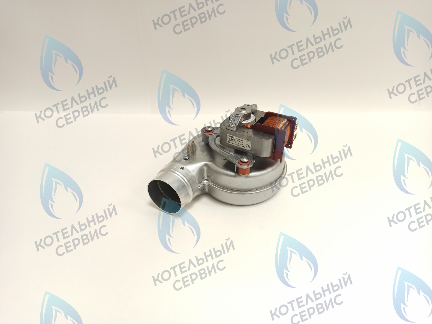 07-5002 Вентилятор для котлов 30 кВт Polykraft Alpine Light с коричневыми патрубками отбора (47W) в Орске