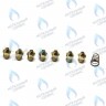 601520 Инжекторы для сжиженного газа комплект D. 0,74 BAXI в Орске