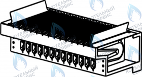 Горелка газовая в сборе 15,1кВт-18,6кВт CELTIC-DS PLATINUM 3.13, 3.16