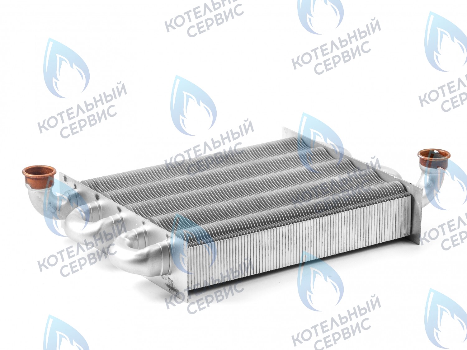 902607270 Теплообменник первичный (основной) (крепление - клипсы) FERROLI FORTUNA PRO (398002570, 902607270) в Орске