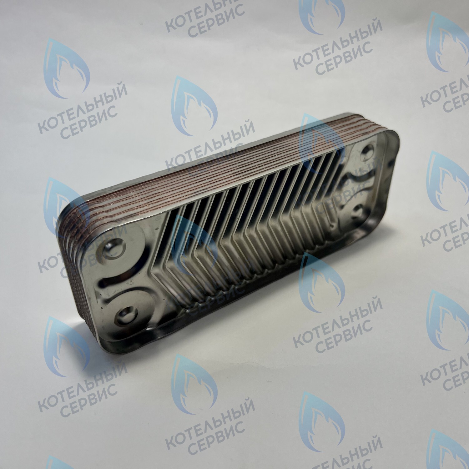 2982109 Теплообменник ГВС вторичный 12 пластин (пластинчатый) для котла WOLF FGG-K-24 в Орске