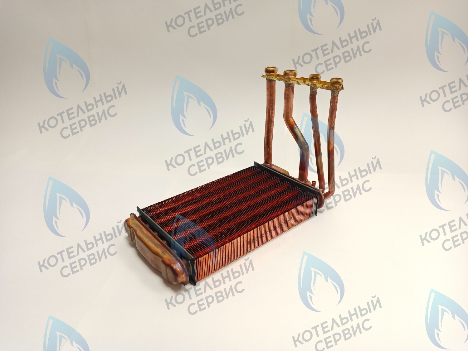 EB031-280-02 Теплообменник битермический Bosch Gaz 4000 W ZWA24-2K(A), Buderus Logamax U052/54 K U042/44  U022/24 K 24Квт (87154065460) в Орске